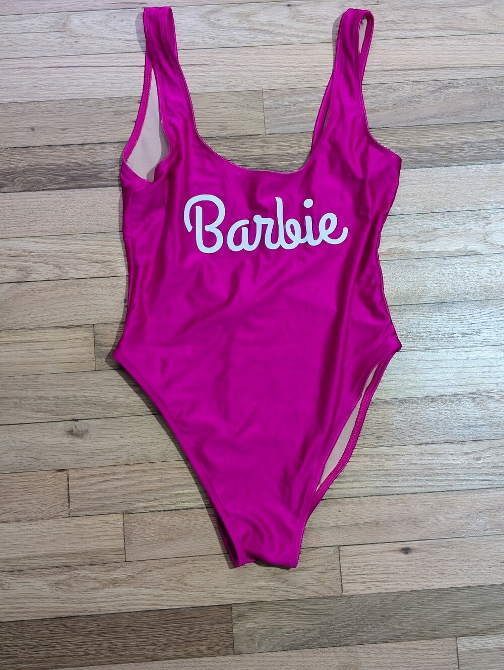 Barbie Pink Logo One-Piece Swimwear